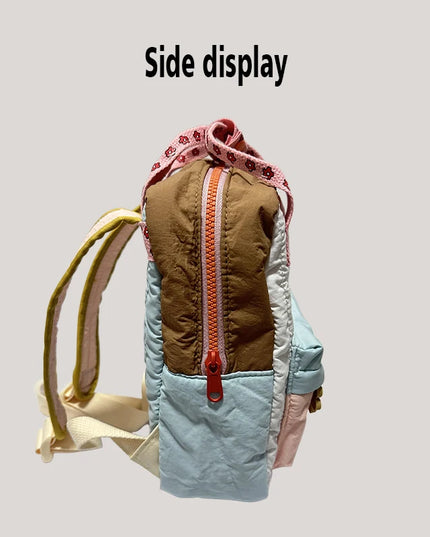 Schulrucksack mit Stickerei – Motiv Brot