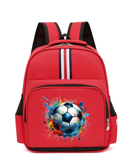Schulrucksack mit Laptopfach Rot