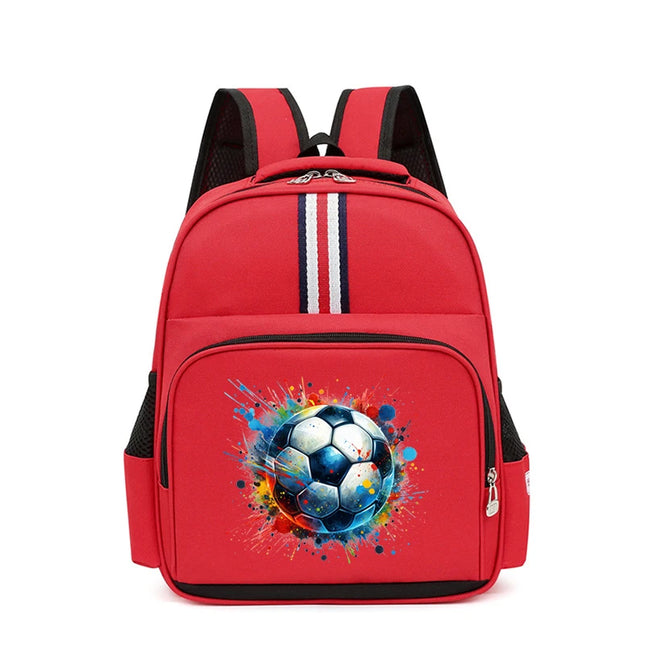 Schulrucksack mit Laptopfach Rot