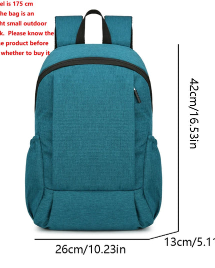 Schlichter Rucksack fuer Uni & Schule Rot