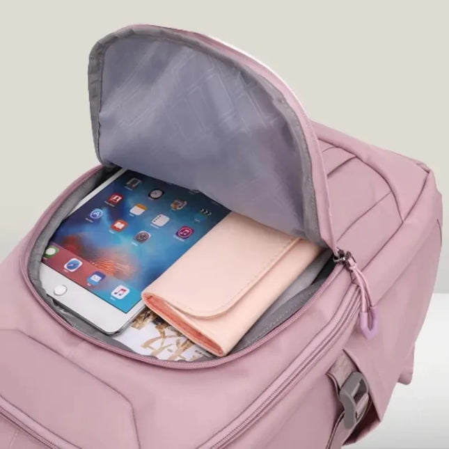 Leichter Schulrucksack mit Ergonomie lila