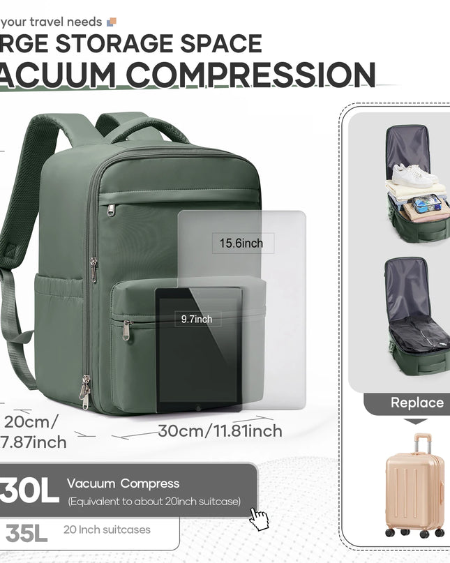 Laptop Rucksack 15,6 Zoll Schwarz