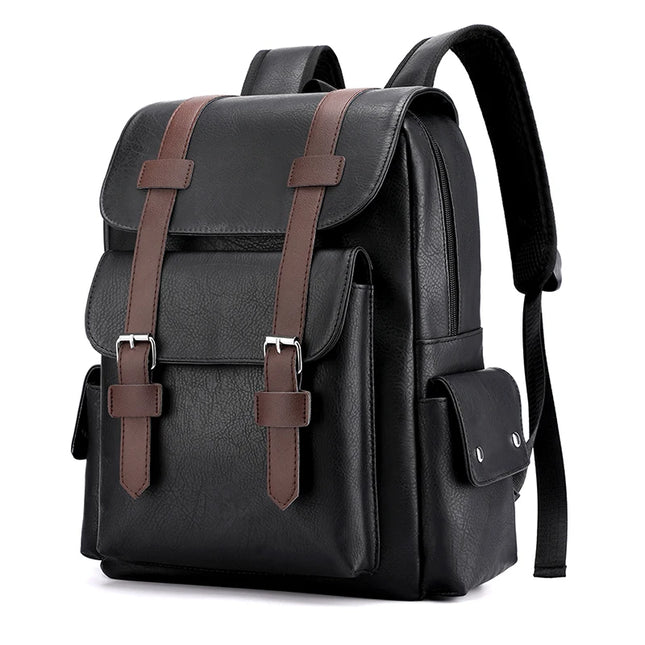 Herren Laptop Rucksack 20-35L Schwarz