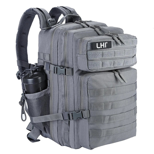Uni Rucksack 45L mit Laptopfach, Grau