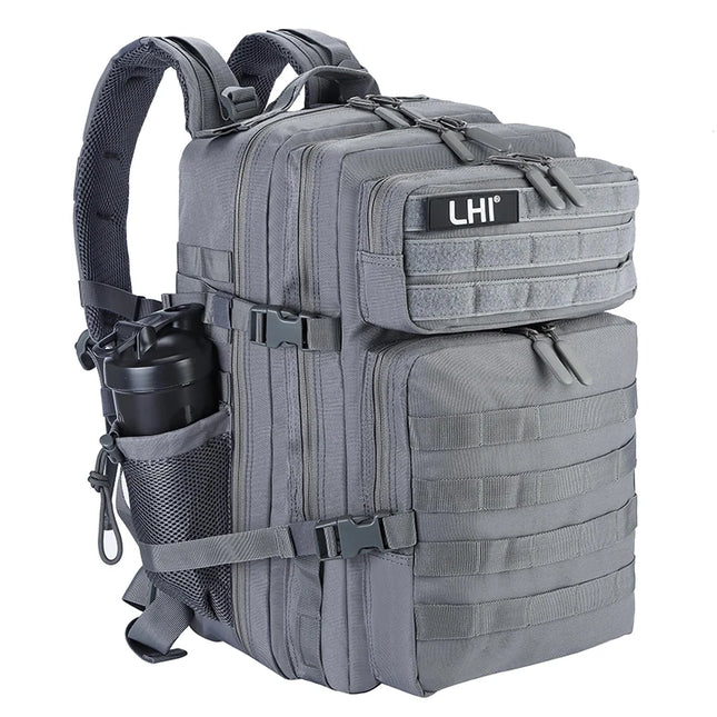 Uni Rucksack 45L mit Laptopfach, Grau