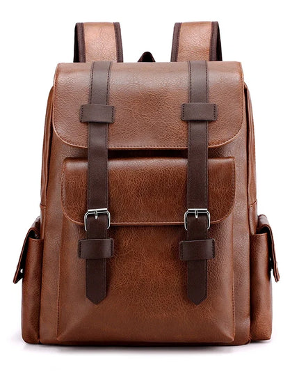 Herren Laptop Rucksack 20-35L Braun