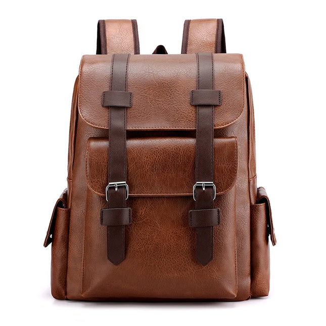 Herren Laptop Rucksack 20-35L Braun