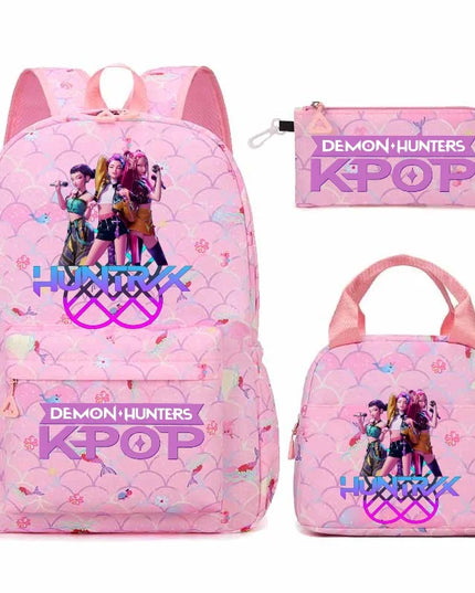 Schulrucksack mit Laptopfach – Cartoon-Stil