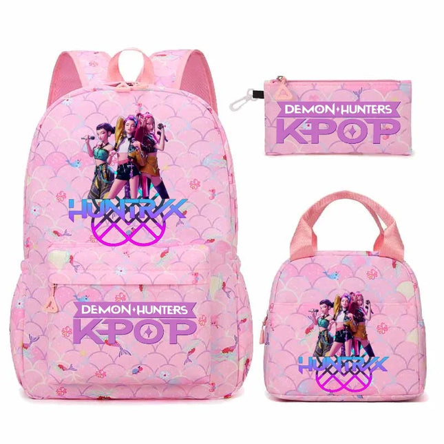 Schulrucksack mit Laptopfach – Cartoon-Stil