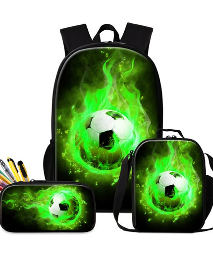 Schulrucksack Fußball Design