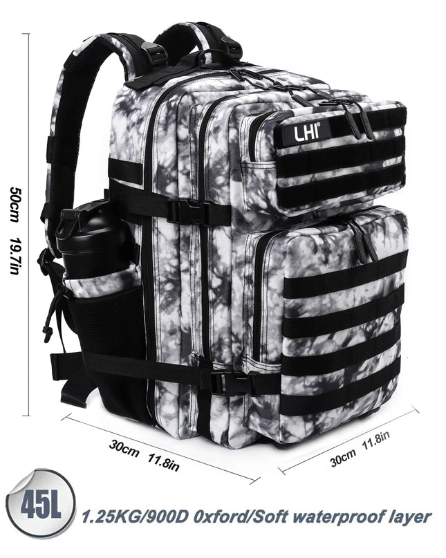 Rucksack Arbeit 45L mit Laptopfach Camo