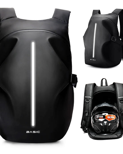 Schulrucksack Wasserdicht 40L Schwarz