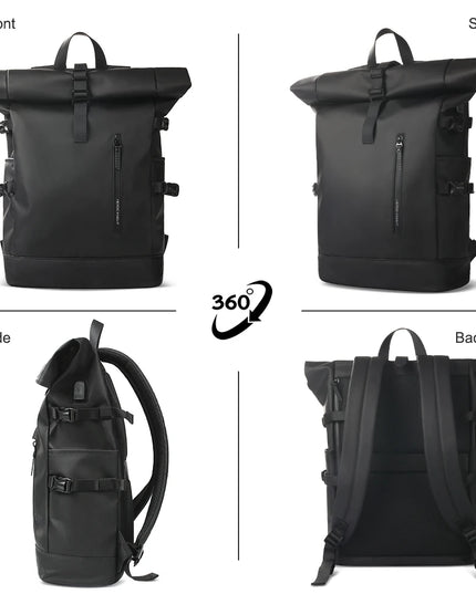 Erweiterbarer Laptop Rucksack 15,6 Zoll