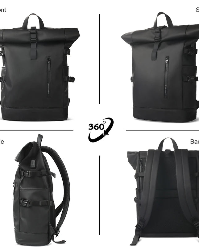 Erweiterbarer Laptop Rucksack 15,6 Zoll