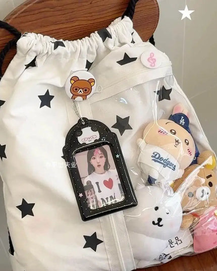 Schulrucksack mit Kordelzug und