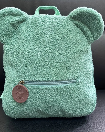 Leichter Schulrucksack Cord Grün