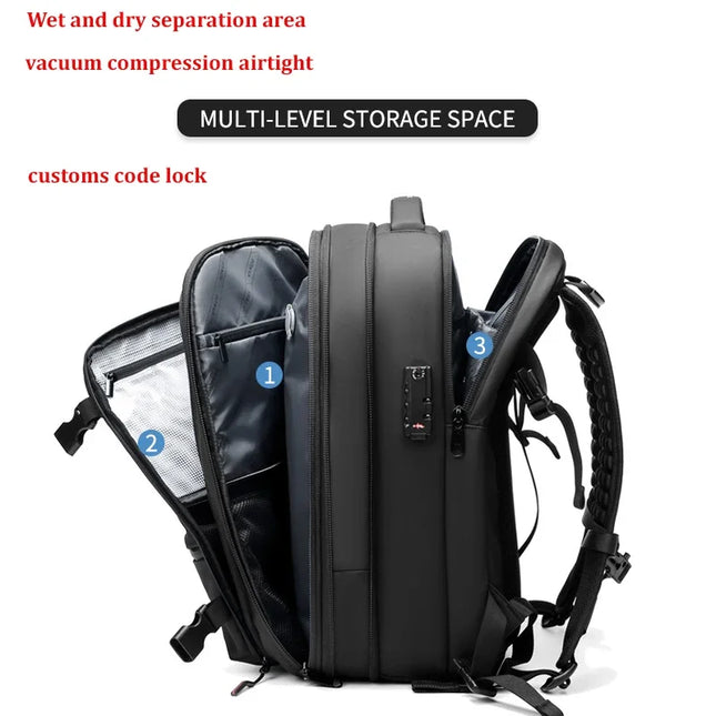 Laptop Rucksack 17 Zoll mit Kompression