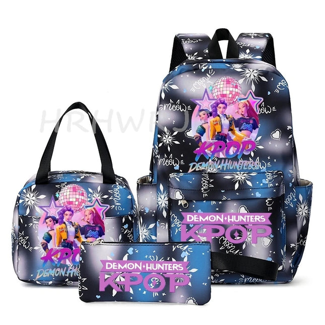 Schulrucksack-Set für Teenager – Hellgrün