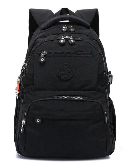 Schulrucksack mit Laptopfach Schwarz