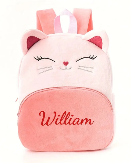 Schulrucksack fuer Maedchen mit Katzenmotiv