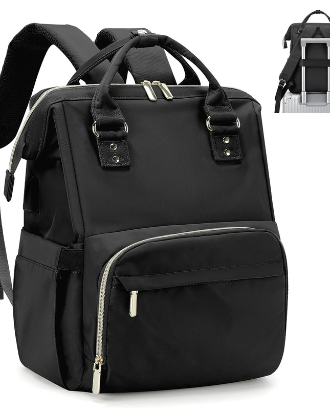 Laptop Rucksack Damen mit USB-Anschluss Grün