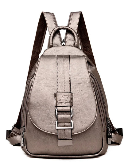 Damen Rucksack aus Leder für Alltag & Uni