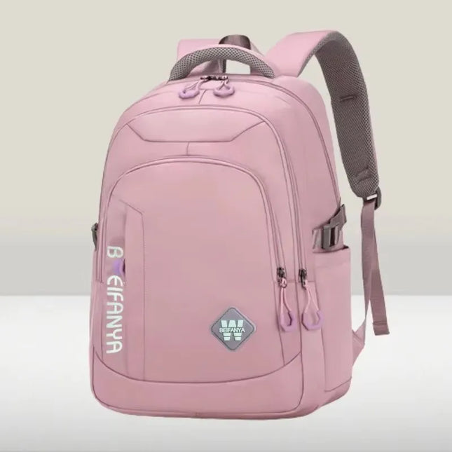Leichter Schulrucksack mit Ergonomie lila