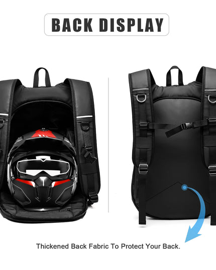 Uni Rucksack Schwarz Wasserdicht 40L