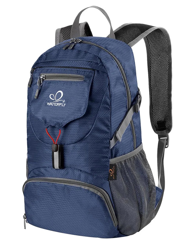 Leichter Faltrucksack 20L Dunkelblau