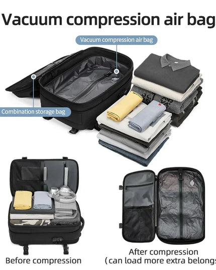 Laptop Rucksack 17 Zoll mit Kompression